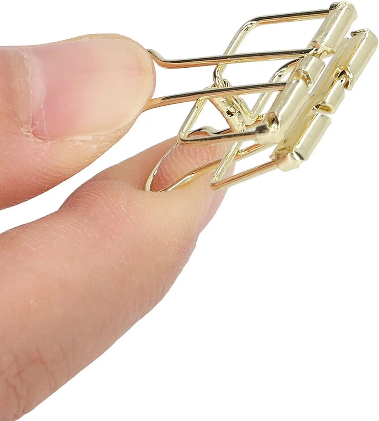 2-10 Pcs Paper Clip Sliver Rose Gold Binder Clips Page Holder Office Study Binder Clips Photo Clamp Office School Desk Organizer