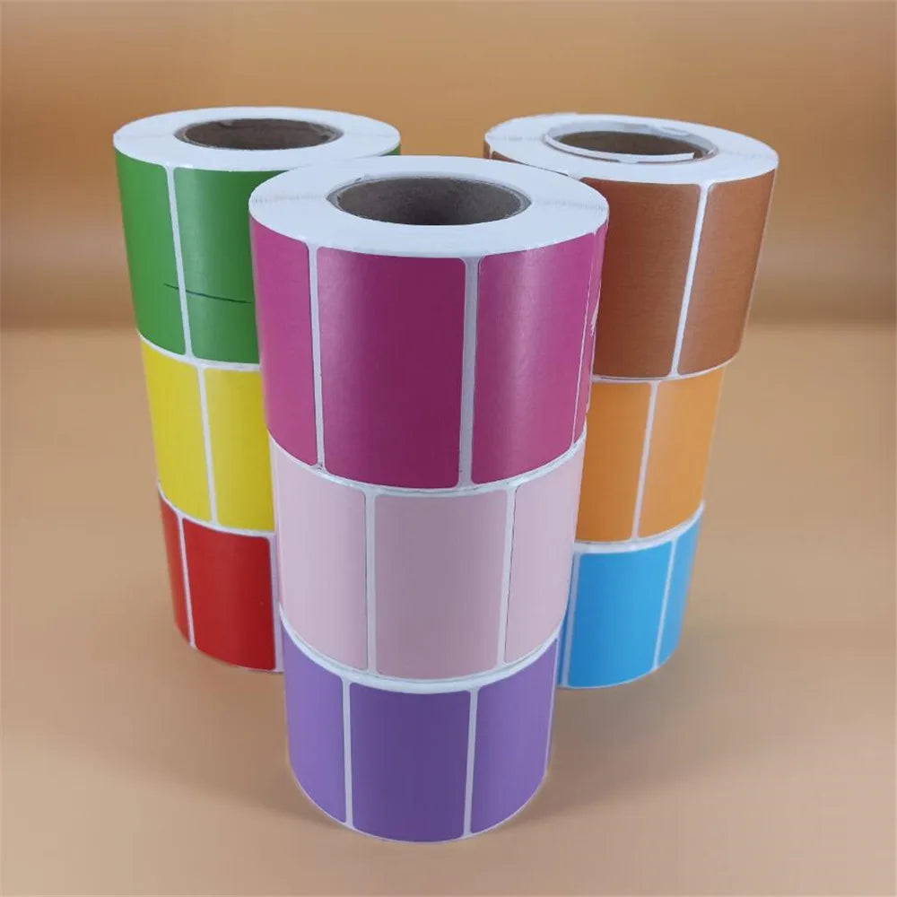 3*2cm Small Thermal Label Sticker Blank Waterproof Thermal Shipping Barcodes Self-Adhesive