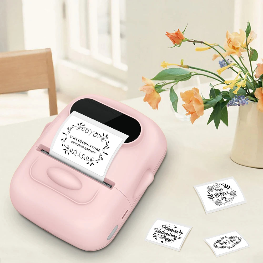 Portable Label Printer Marklife P50 Mini Printer Thermal Label Maker Self Adhesive Sticker Machine Similar as M110 M220 Printer