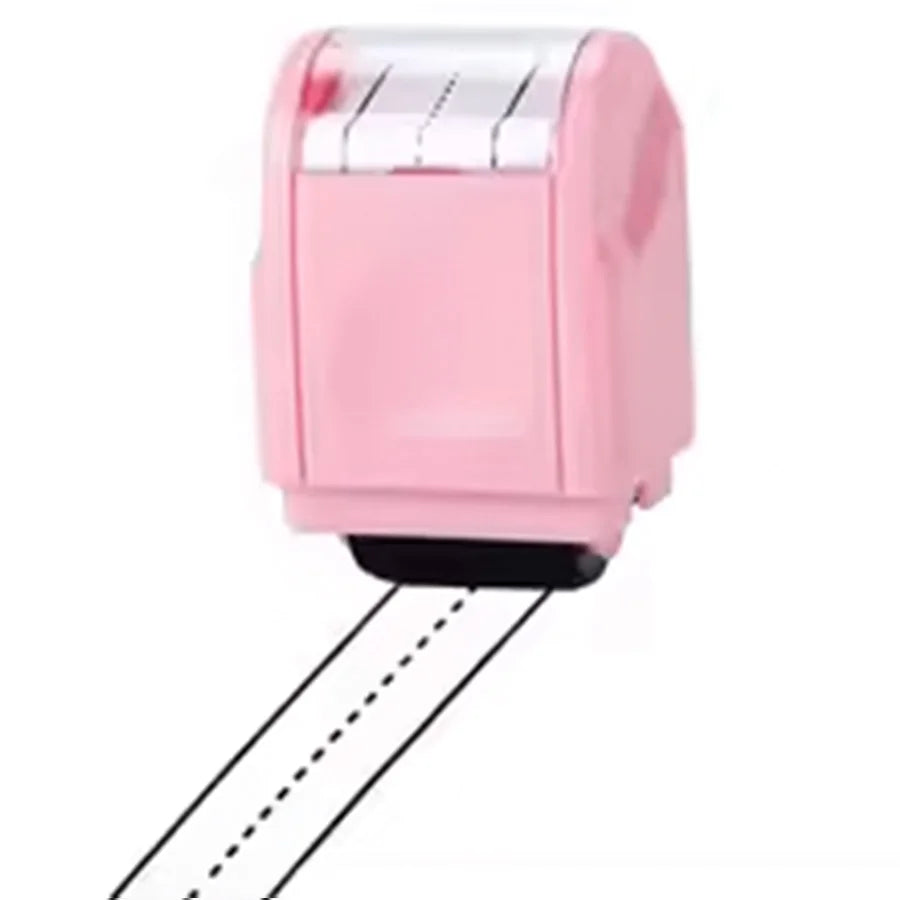 1pc Plastic Confidential Stamp Identity Protection Roller Stamps Express Privacy Data Guard Information Identity Address Blocker