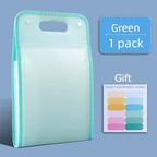 A4 Accordion File Folder Translucent 13 Pockets Expanding Letter Labels School Home Office Document Receipt Filing Organizer