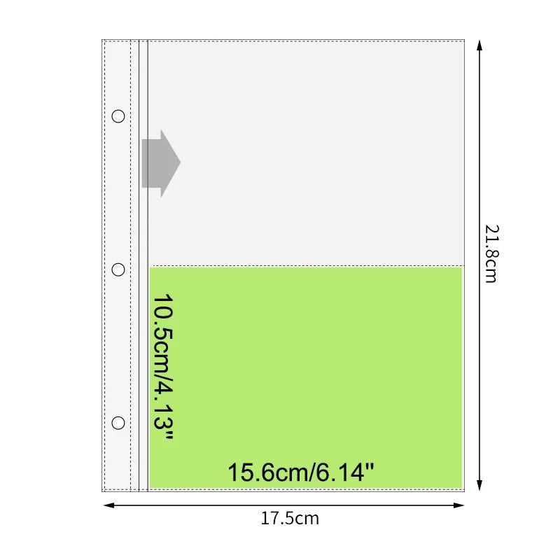 A5 3 Ring PU Leather Binder Kpop Photo Album Refill Pocket 1/2/4/6 3 Inch Photocard Sleeves PVC Free Postcard Collect Book Retro