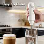 1/2sets Electric Handheld Egg Beater Coffee Milk Frother Portable Milk Foam Maker for Baking Food Mixer Essential Kitchen Tool