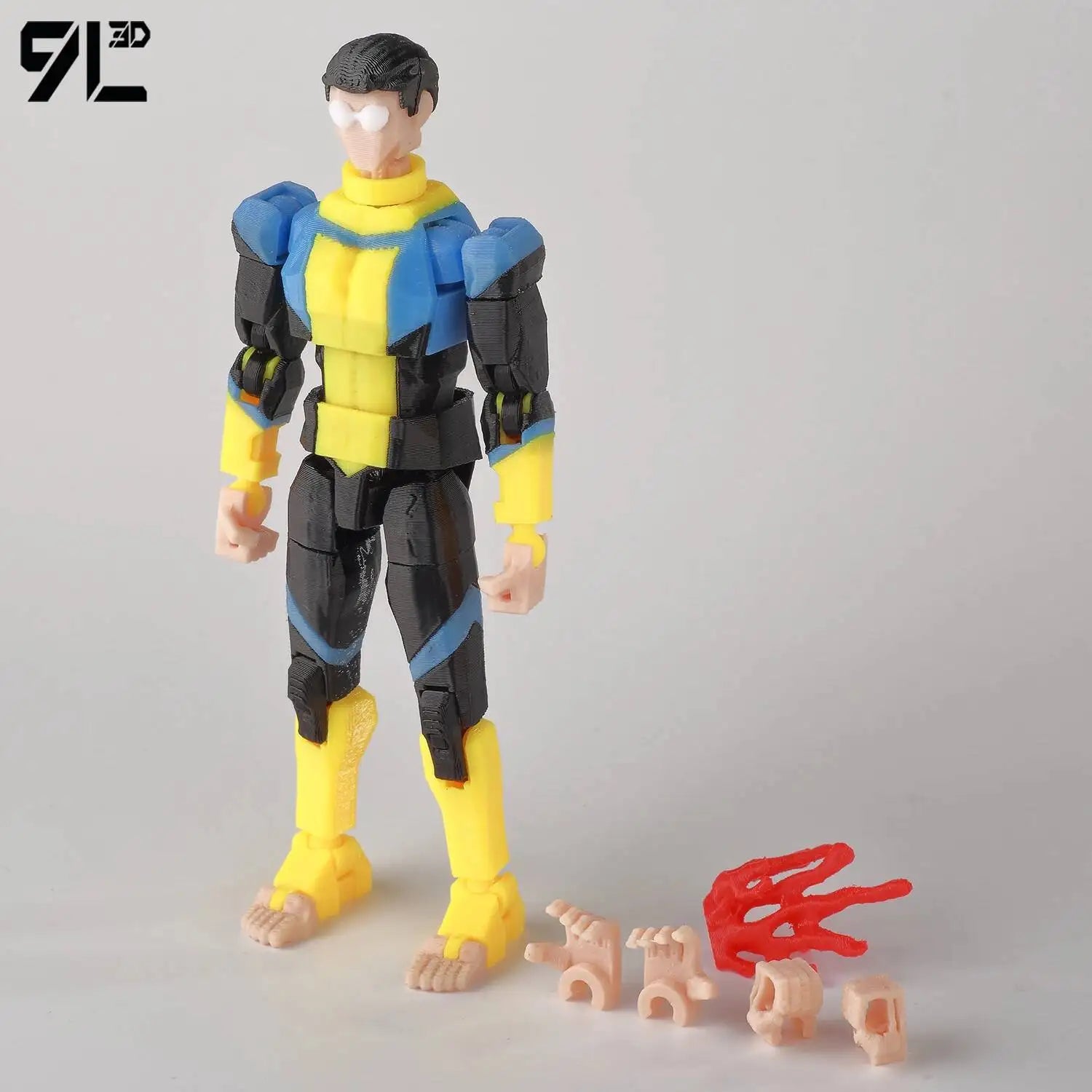 9L3D Printe Dummy13 T13 Unbeatable Mark Grayson Bulletproof Mark Grayson Action Figure Anime Collectible Model Toy For Kids Gift