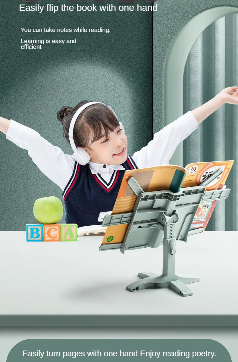 Adjustable Reading Bookshelf Lifting Landing Reading Stand Portable Book Holder Support Multifunctional Document Shelf For Home
