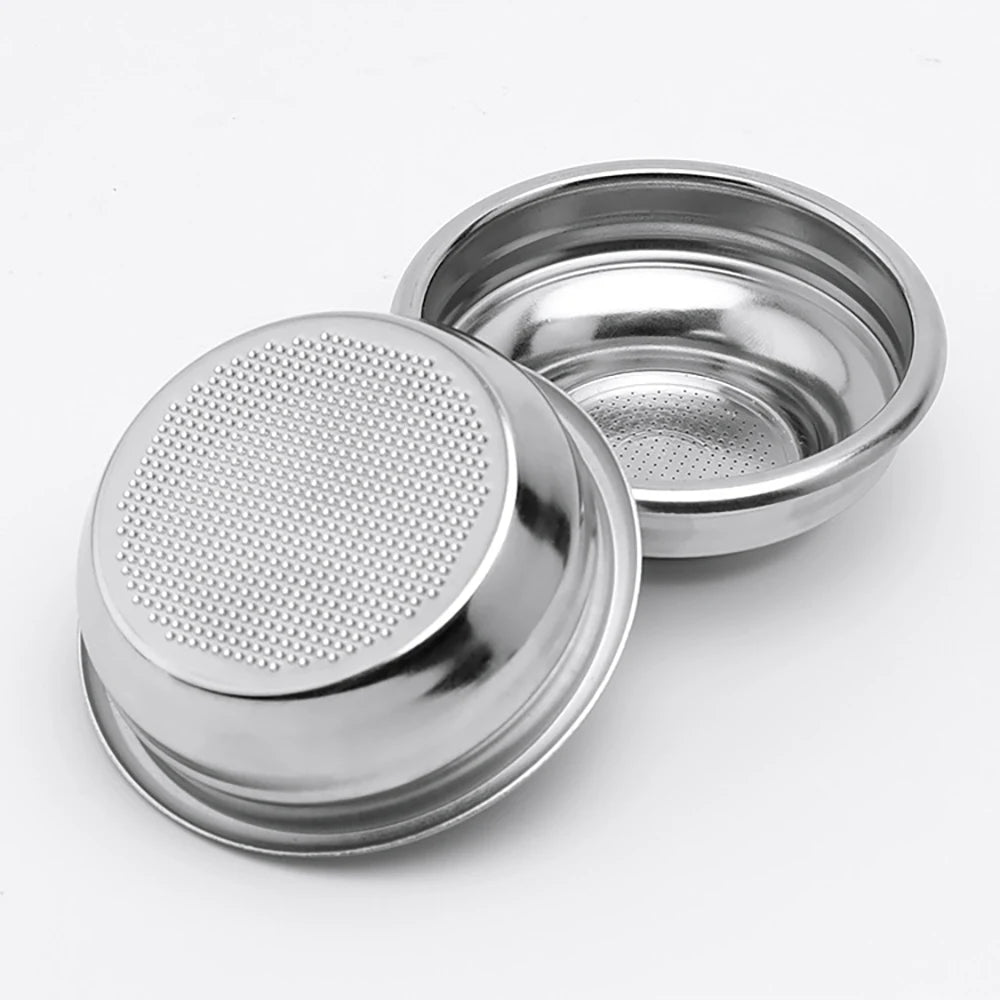 51mm 54mm 58mm Coffee Filter Basket Stainless Steel Coffee Powder Bowl Coffee Handle Bottomless Universal Coffee Powder Bowl