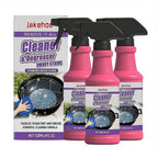 JAKEHOE 120ml Barbecue Rack Cleaner Powerful Cleaning Stubborn Grease Removes Carbon Deposits Safe Formula No Damage for Grill