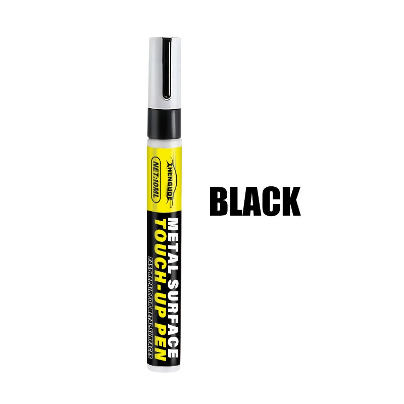 Metal Touch-Up Pen - Scratch Repair for Faucet Paint Surfaces, Paint Restoration for Bathrooms and Kitchens, Black, White, and Gray Touch-Up Pens, Suitable for Faucets, Door Handles, Sinks, Bathtubs, Towel Racks, Toilets, Sho