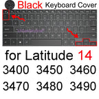 Keyboard Cover for Dell Latitude 14 7440 7450 7400 7404 7410 7414 7420 7424 7430 7480 7490 2 in 1 Silicone Protector Skin Case
