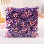 50/300/500 pcs Girls Colorful Elastic Hair Bands Ponytail Hold Hair Tie Rubber Bands Scrunchie Hair Accessories Bands for Girls