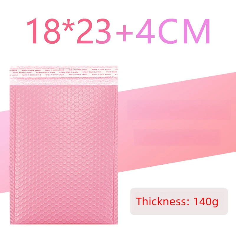 100/1 PCS Pink Poly Bubble Mailers Padded Envelopes Self Seal Padded Envelopes Gift Bags Packaging Envelope School Supplies