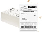 4x6Inch Shipping Labels For Thermal Shipping Label Printer 100/500PCS 100x150mm Thermal Label Paper For Business Express Waybill