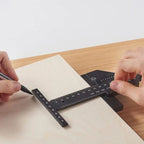 Portable 0-280mm T Shaped Ruler High-precision Accurate Scale Scribe Ruler Miter Square Aluminum Alloy Marking Gauge Tools
