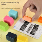 ABS Privacy Smear Confidentiality Stamp Confidentiality Theft Protection Roller Privacy Seal Security Colorful