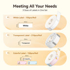 NIIMBOT D110 Upgraded Version Thermal Label Printer Mini Portable Name Tag Label Maker With Tape for Office Home Kitchen School