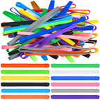 10PCS Silicone Rubber Bands Large Multicolor Elastic Rubber Wrapping Bands For Notebook Office Outdoor Gear Gifts Packing Christ