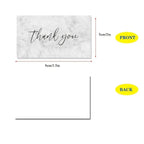 50Pcs 2x3.5 Inch Thank You Cards Small Business, Commercial Decoration Label,Thanks You Card For Retail Store Owner