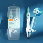 Metal Zinc Alloy Compasses Set,2B Pencil,Drawing Gauge,Removable Pencil,With Sharpener,Student Products 2218