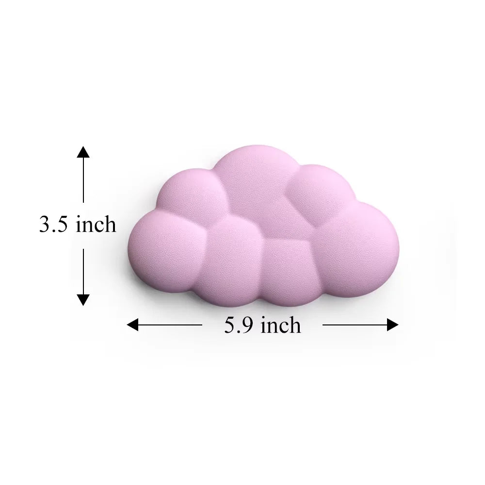 Keyboard Cloud Wrist Rest Pad Anti-Slip Desk Mat Memory Foam Palm Rest Ergonomic Mouse Pad Typing Wrist Rest for Office