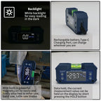 SHAHE Rechargable Digital Protractor Inclinometer Digital Angle Finder Level Box Angle Measuring Tools