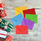 50/100Pcs Mini Paper Envelopes 10x7cm Mini Gift Greeting Card Business Card Envelope Western Envelopes for Wedding Invitation