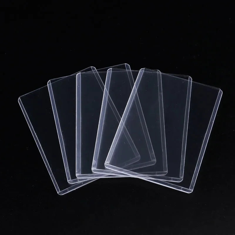 1-10Pcs Waterproof Transparent Card Cover Rigid Plastic Bus Card Holder Case Business Credit Cards Bank ID Card Sleeve Protect