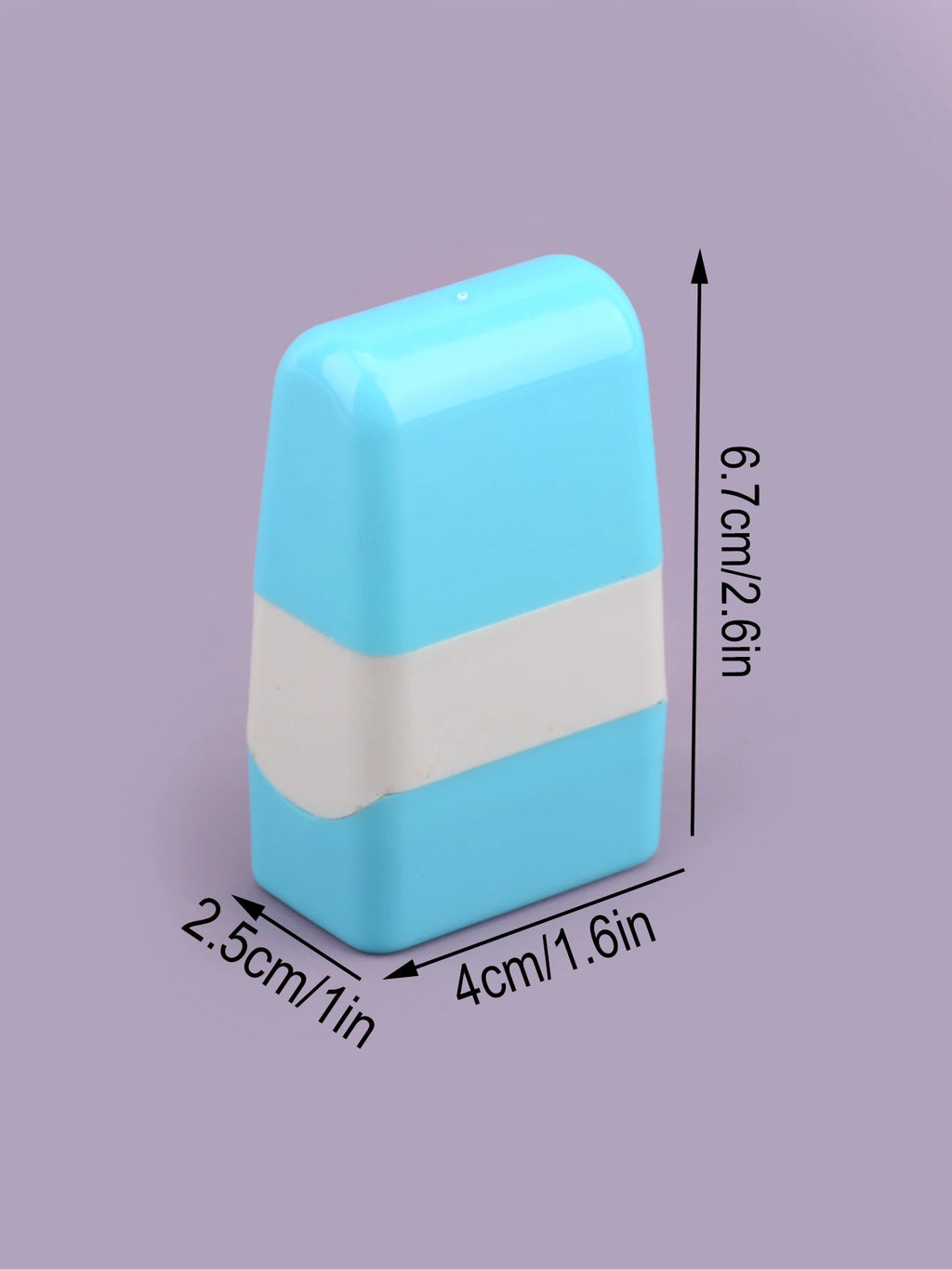Retro Portable Confidential Stamp, Used for Privacy Personal Information Shielder Anti-Leak Stamp, School Supplies