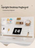 Neat Plastic Pegboard  Desk Organizer with Multiple Accessories for Home Office, Craft Room and Garage Display