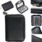 Business Card Holder Wallet Men Bank Card/ID Card/Credit Card Holder 22 Bits Card Wallet RFID Blocking Protects Case Coin Purse