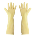 38cm Latex Long Gloves Aquarium Fish Tank Industrial Thick Protective Gauntlets Waterproof Rubber Dishwashing Gloves Kitchen