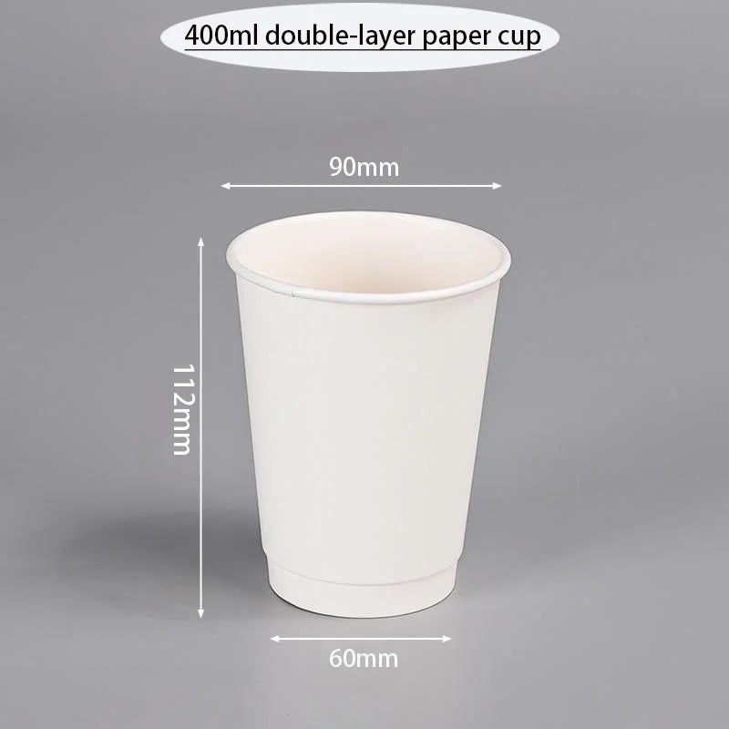 1000pcs 9oz 250ml double wall coffee cups, insulated double wall paper cups, company logo personalized customization wholesale