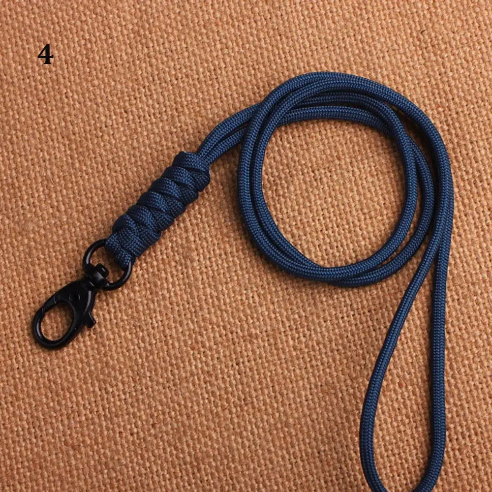 Emergency Survival Backpack High Strength Paracord Keychain Parachute Cord Lanyard Rotatable Buckle Key Ring