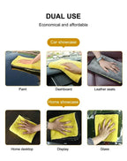 Car Microfiber Cleaning Towels Thicken Double Layer Soft Drying Cloth Towel Car Care Detailing Towel Wash Rags