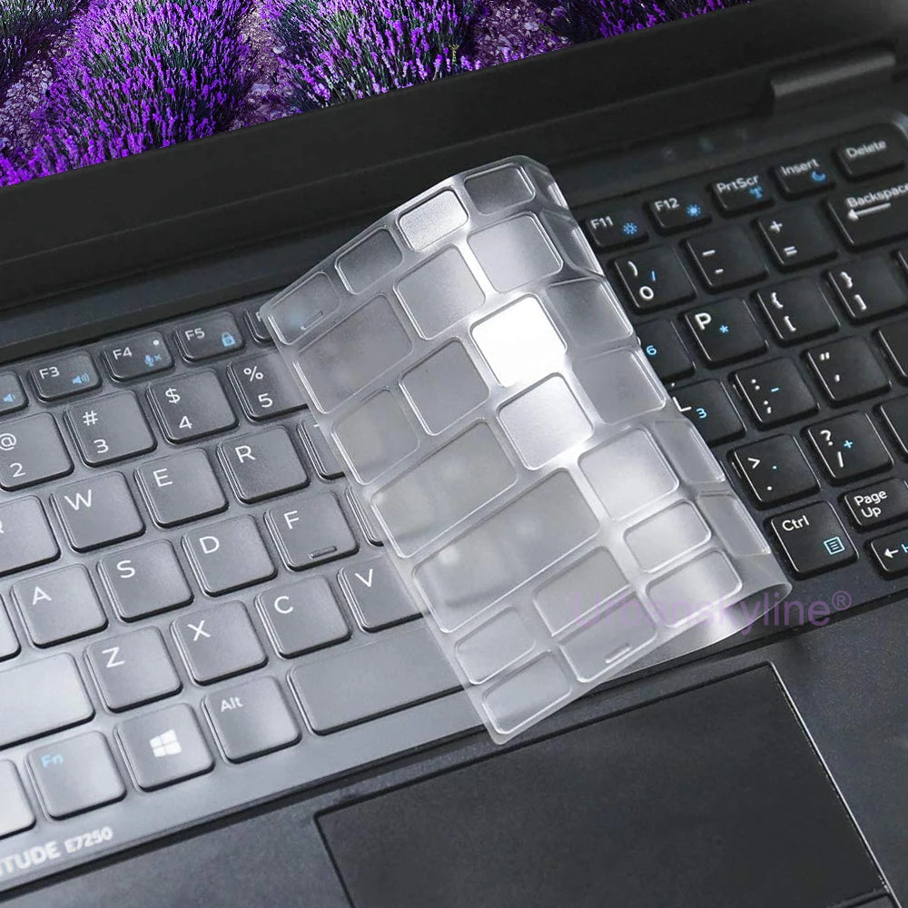 Keyboard Cover for Dell Latitude 14 7440 7450 7400 7404 7410 7414 7420 7424 7430 7480 7490 2 in 1 Silicone Protector Skin Case
