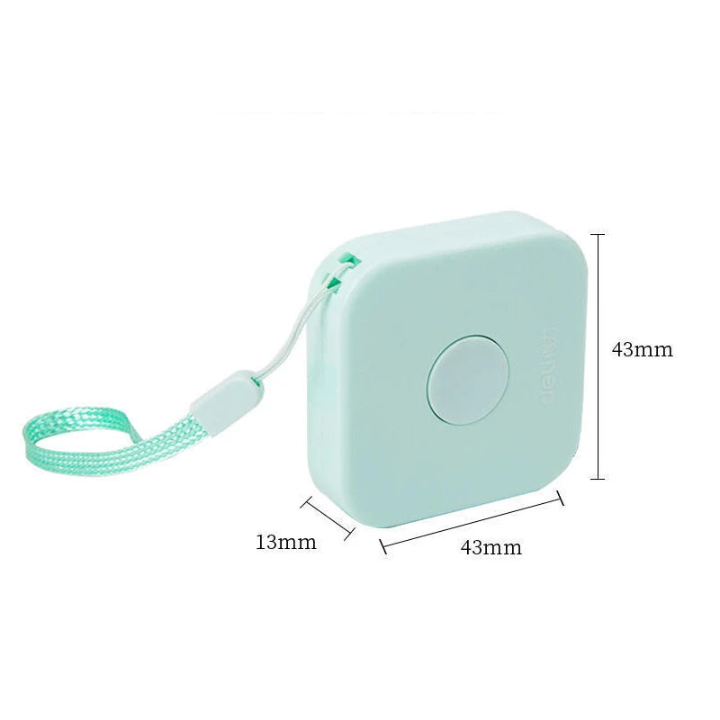 Deli 1/2pcs 2m Measure Tape Soft Rulers Double Scale Sewing Flexible Ruler for Kids Aldult Height Waist Measuring Tailor Ruler