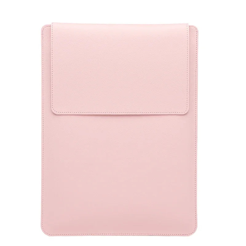 Adjustable Stand Leather Laptop Sleeve Case Bag for Macbook Air 13 14 15 16 Inch M5 M4 M3 M2 Chip Mac Book Pro Mouse Pad Cover