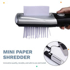Usb Portable Paper Shredder Multifunctional Mini Electric Paper Shredder Document Strip Cutter Office Stationery Highly Recommen