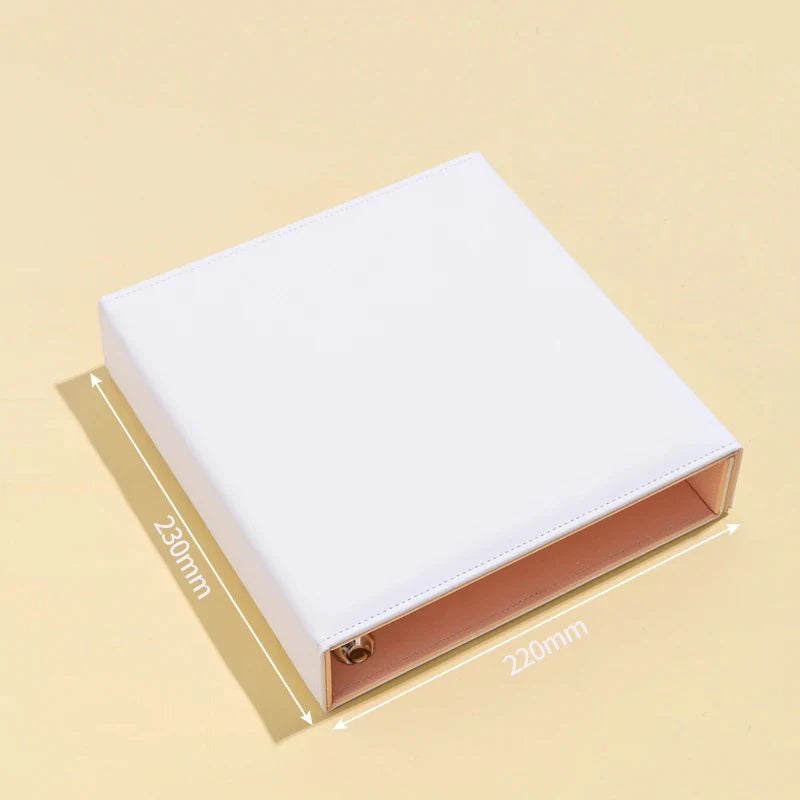 A5 Binder Photocards Magnetic D 3/7 Ring Kpop Photo Album Photocard Holder Collection Book Macaron Binder 1 2 4 Pocket Sleeves