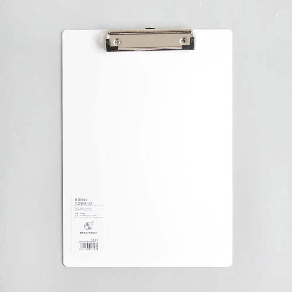 Writing Sheet Pad A4 A5 A6 File Folder Document Folder With Low Profile Gold Clip Writing Clipboard Writing Pad Black White