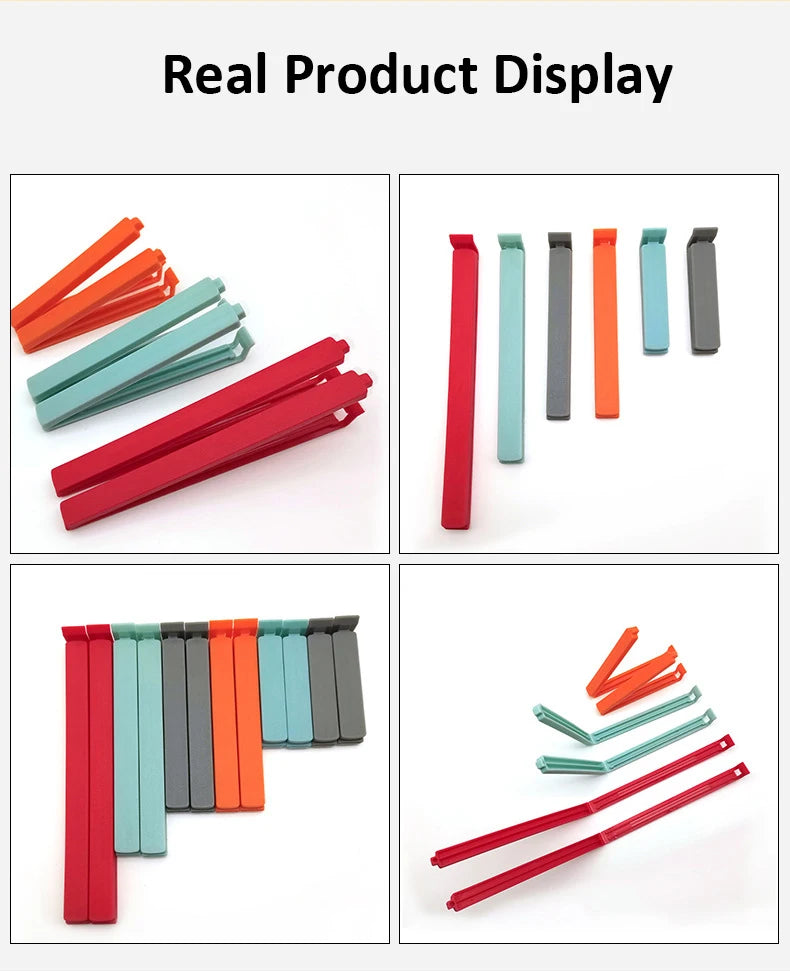 1Pc/4 /8/10Pcs Plastic Sealing Clips for Kitchen Food Freshness Preservation Sealing Clips Large-sized Clips for Snacks
