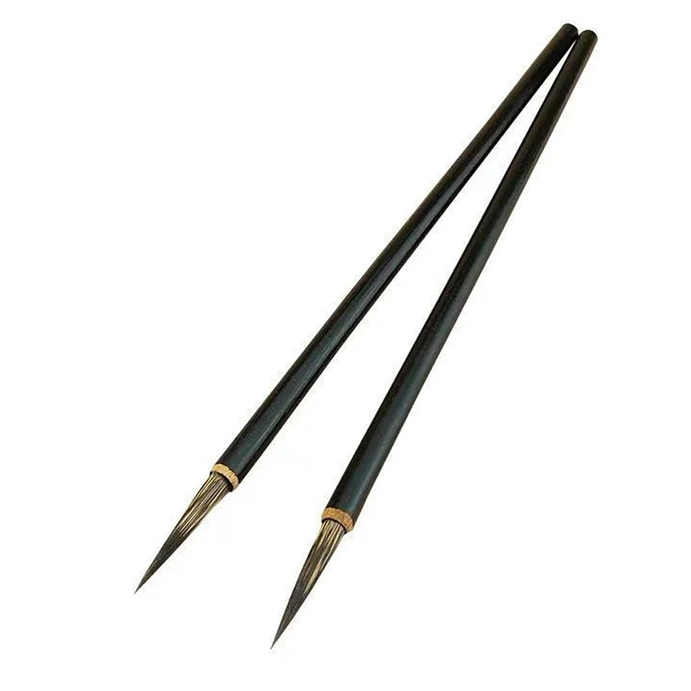3pcs/set Hook Line Fine Paint Brush Copper Head Chinese Calligraphy Brush Pen Paint Brush Art Stationary Oil Painting Brush