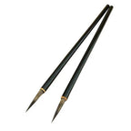 3pcs/set Hook Line Fine Paint Brush Copper Head Chinese Calligraphy Brush Pen Paint Brush Art Stationary Oil Painting Brush