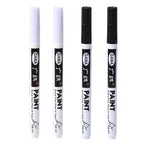 Fine tip permanent Paint Marker Pen DIY Paint Metallic Pen Permanent Gold SILVER Marker Touch Up,School Model Painting