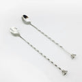 Stainless Steel Cocktail Stirring Spoon Bar Mixing Spoon for Coffee Tea Honey Beverages Dessert Stirrer Multi-Function Household
