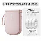 Niimbot D11 Mini Printer Wireless Phone Pocket Thermal Label Maker USB Rechargeable Inkless DIY Name Price Tag Sticker Machine
