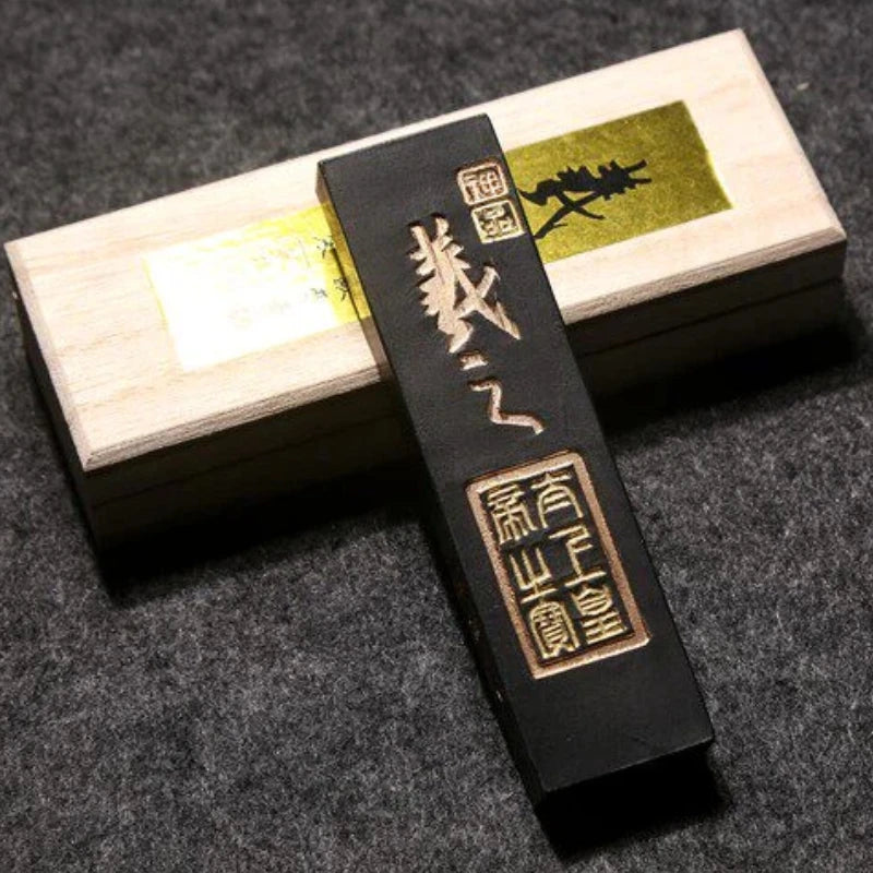 Chinese Sumi Ink Stick Solid Ink Stick Calligraphy Artist Painting Watercolor Fabric Paint Ink Block Chinese Painting Ink Stick