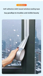 10m Silver - Gray Thick Industrial Tape: Waterproof/Windproof, Single - Sided, Wear - Resistant for Repair & Bundle Tasks