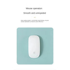 Small Mouse Pad Non-Slip Waterproof Desk Mat, Portable PU Leather Computer Pad for Office Gaming Laptop, Anti-Scratch Mousepad