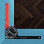 Miter Saw Protractor 360 Degree Aluminum Alloy Cutting Positioner Miter Saw Angle Ruler Gauge Finder Angle Ruler Saw Protractor