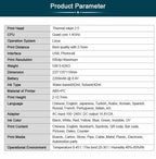 Phezer 12.7mm P17 Handheld Inkjet Printer Portable Label Printer Expiry Date Expiration Batch Code Logo QR Barcode 28 Languages